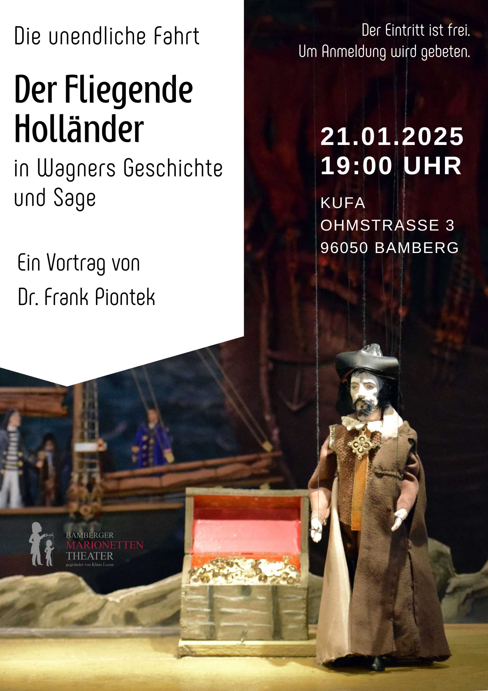 Vortragsreihe: Der fliegende Holländer in Wagners Geschichte und Sage