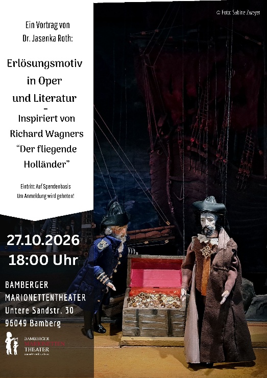 Vortragsreihe: „Erlösungsmotiv in Oper und Literatur“ - Vortrag von Dr. Jasenka Roth